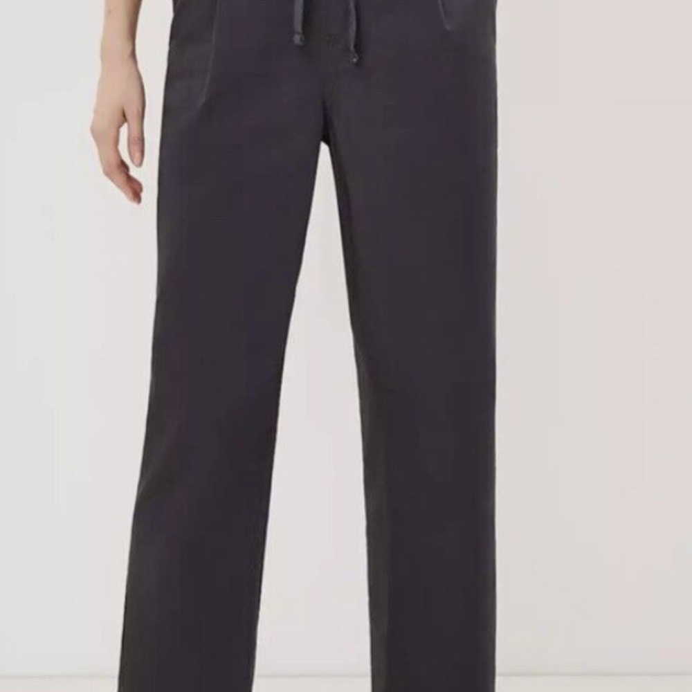 Loft Poplin Jogger Size Medium in Coastal Grey